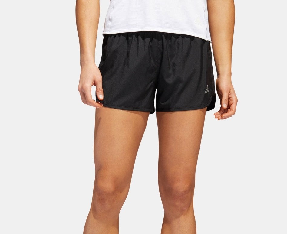 Shorts de corrida refletivo Adidas M20 feminino, preto, tamanho grande