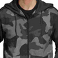 Adidas Originals Camo Zip Hoodie Masculino Cinza Tamanho P