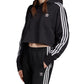 Moletom feminino curto Adidas preto tamanho X-Large