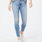 Calça jeans skinny rasgada Emma azul feminina STS, tamanho 25