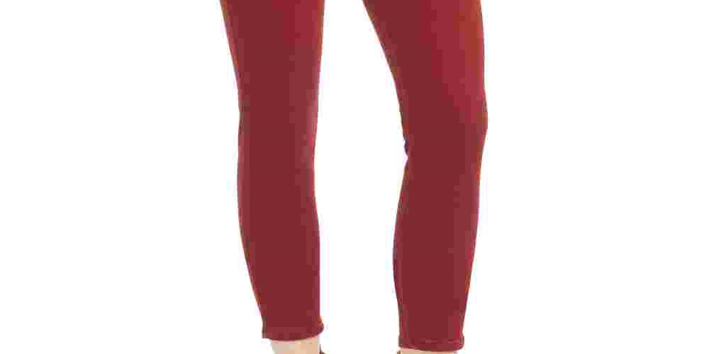 Calça jeans skinny feminina STS Blue Ellie High Rise, vermelha, tamanho 31