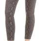 Calça jeans skinny feminina STS Blue Ellie com estampa de cobra, cintura alta, cinza, tamanho 25