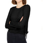 Rebellious One Junior's Side Blusa franzida branca tamanho X-S