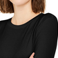 Rebellious One Junior's Side Blusa franzida branca tamanho X-S
