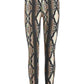 Calça jeans skinny feminina Joe's The Icon com estampa de cobra, marrom, tamanho 24