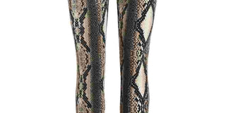 Joe's Women's The Icon Snake Print Skinny Jeans Brown Size 24