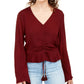 Top franzido frontal Gypsies &amp; Moondust Juniors, tamanho vermelho, tamanho X-G