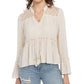 Gypsies &amp; Moondust Top de renda infantil com alças finas, tamanho pequeno, branco