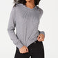 Gypsies &amp; Moondust Junior's Cropped Gingham Hoodie Preto Tamanho Grande
