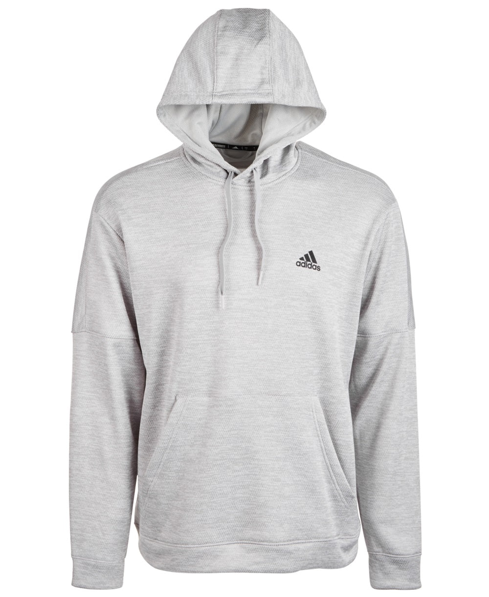 Moletom com capuz Adidas Team Issue Fleece Masculino Cinza Tamanho Médio