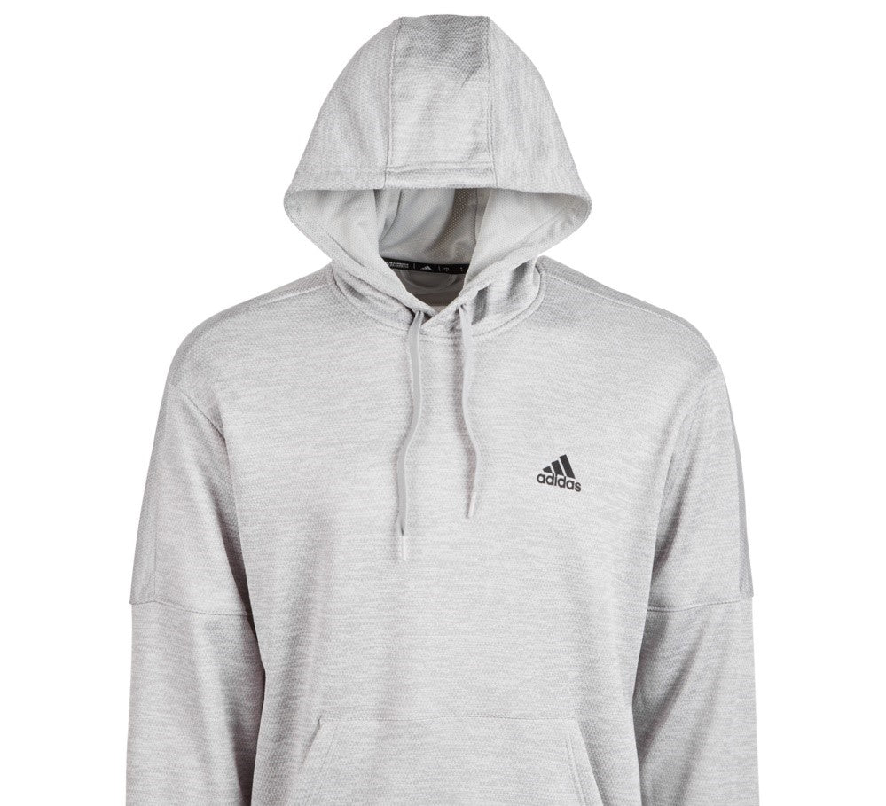 Moletom com capuz Adidas Team Issue Fleece Masculino Cinza Tamanho Médio