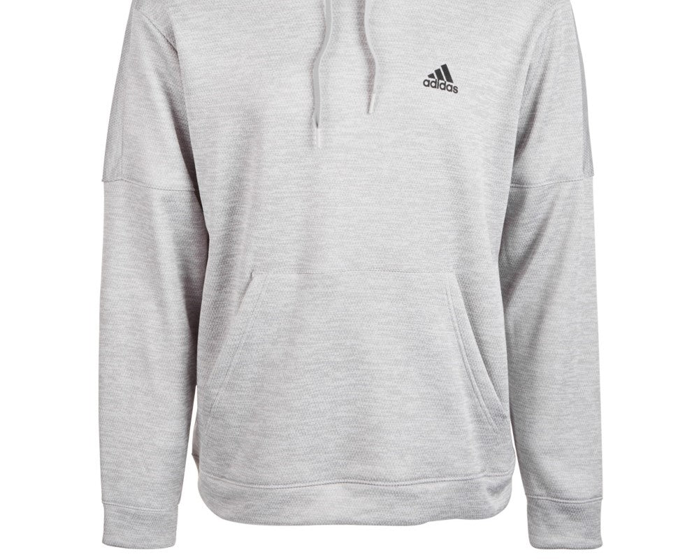 Moletom com capuz Adidas Team Issue Fleece Masculino Cinza Tamanho Médio