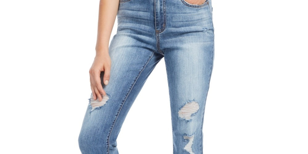 Calça jeans rasgada Dollhouse Junior's azul tamanho 11