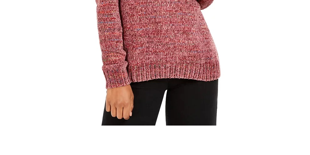 Moletom com capuz Hippie Rose Junior Chenille Roxo Tamanho X-S