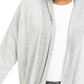 Cardigan Hippie Rose Junior's Cozy Branco Tamanho Grande