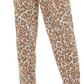 Calça jogger Hippie Rose Juniors aconchegante marrom tamanho extragrande