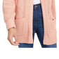 Cardigan Hippie Rose Juniors Chenille Laranja Tamanho Grande