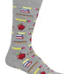 Hot Sox Meias Masculinas Novelty Occupation Casual Crew Cinza Tamanho Regular