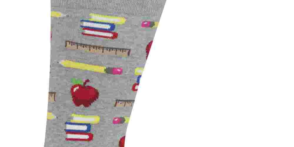 Hot Sox Meias Masculinas Novelty Occupation Casual Crew Cinza Tamanho Regular