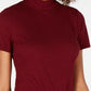 Top de malha canelada Hippie Rose Junior, vermelho, tamanho X-S
