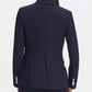Terno feminino Tommy Hilfiger com um botão e jaqueta separada, azul escuro, tamanho 2