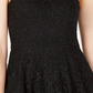 Vestido de festa curto sem mangas estilo halter B Darlin Junior, preto, tamanho 5/6