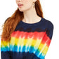 Moletom Tie Dye Rebellious One Junior Azul Tamanho P
