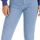 Calça jeans skinny listrada Dickies Junior's com punho, tamanho 1, azul