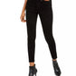 Calça Jeans Rewash Junior's Velvet Leopard Preta Tamanho 9