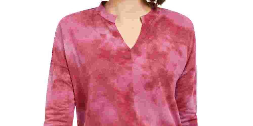 Moletom Tie Dye Júnior Hooked Up by IOT Vermelho Tamanho Médio