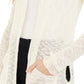 Cardigan com gravata lateral para meninos da IOT, tamanho X-S