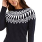 Vestido suéter feminino Tommy Hilfiger Fair Isle azul tamanho grande