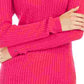 Suéter Tommy Hilfiger Feminino Ivy Cotton Cable Rosa Tamanho X-S