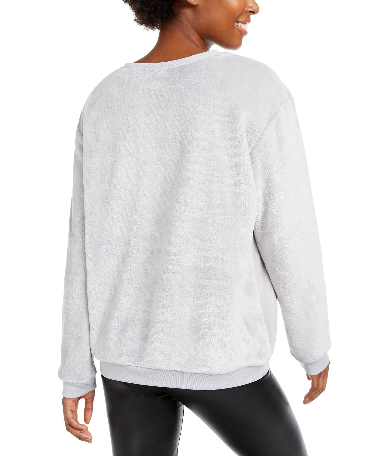 Moletom de pelúcia Snoopy Peanuts Junior, cinza, tamanho X-S