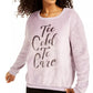 Moletom de pelúcia Too Cold To Care da Love Tribe Juniors, roxo, tamanho extra grande