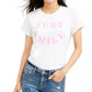 Camiseta Just Smile da Love Tribe Junior, branca, tamanho X-G