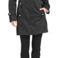 Calvin Klein Anorak feminino com capuz, dobrável, gola alta, resistente a rugas, preto, tamanho médio