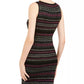 Vestido suéter listrado metálico Planet Gold Derek Heart Juniors marrom - tamanho X-S