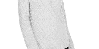 Suéter Calvin Klein Feminino Chevron Stitch Gola Alta Amarelo Tamanho 6