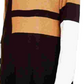 Calvin Klein Suéter Feminino Color Block Manga Longa Gola Redonda Carvão Tamanho P