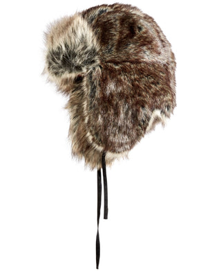 Stetson Men's Faux-Fur Trapper Hat Black Size Large