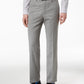 Calça social masculina Alfani Slim Fit com frente lisa elástica cinza tamanho 32x34