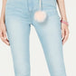 Calça jeans skinny de cintura alta Tinseltown Junior, azul, tamanho 15