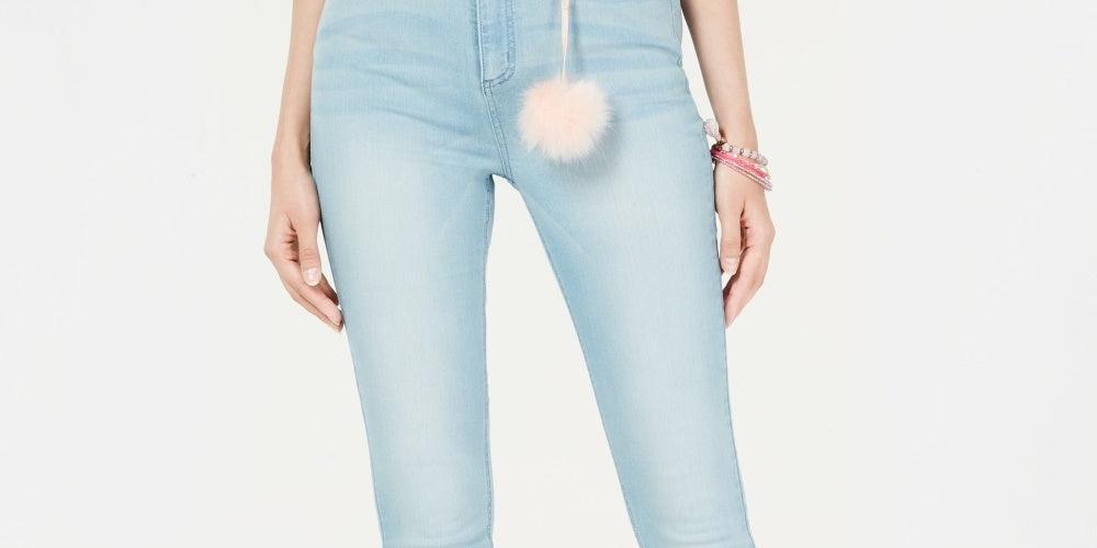 Calça jeans skinny de cintura alta Tinseltown Junior, azul, tamanho 15