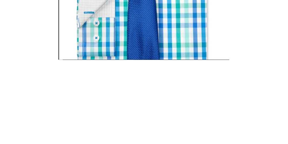 Conjunto de camisa social xadrez e gravata texturizada Nick Graham masculina slim fit, elástica e fácil de cuidar, verde, tamanho 15x34-35