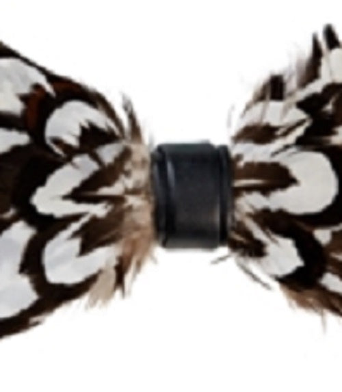 Gravata borboleta pré-amarrada de penas masculina Tallia laranja tamanho regular