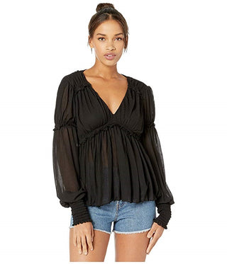 Top Day Dreaming Feminino Free People Tamanho Preto Tamanho Pequeno
