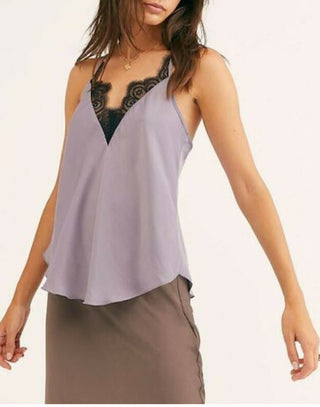 Camisola Starlight Feminina Free People Roxo Escuro Tamanho P