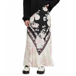 Saia longa floral feminina Free People tamanho natural extrapequeno