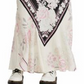 Saia longa floral feminina Free People tamanho natural extrapequeno